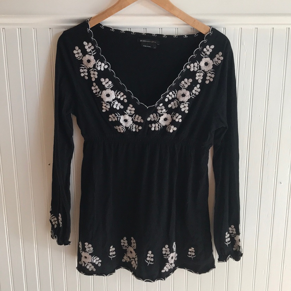 BCBG Maxazria Enbroidered Top